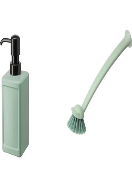 Sabunluk ve Bulaşık Fırçası Yeşil