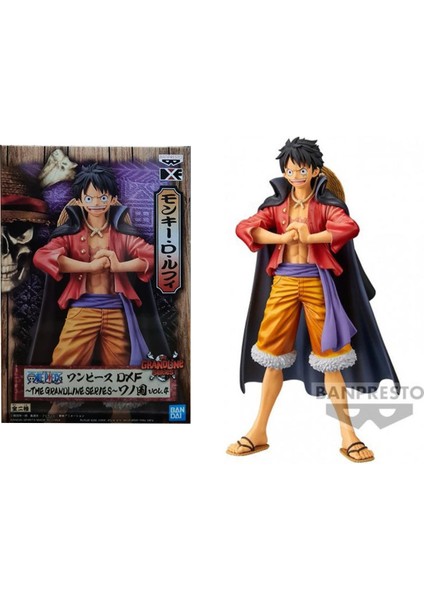 One Piece: Dxf The Grandline Series Wanokuni - Monkey.d.luffy Ver:a Statue 16CM