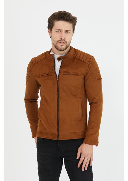 Erkek Taba Yeni Sezon Süet Ceket