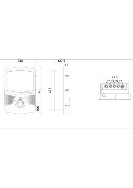 22KW T2S Elektrikli Araç Şarj Istasyonu GW J3 004A fiyatları