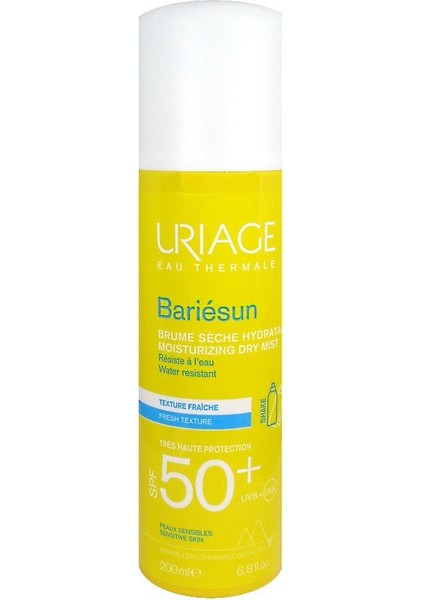 Bariesun SPF50+ Dry Mist 200 ml Yüz Ve Vücut Için Yüksek Koruma Faktörlü Spreyi