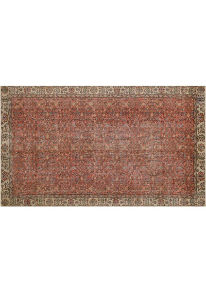 Rengarenk Eskitme El Dokuma Halı 160×275 cm 9893 – Kırmızı modelleri