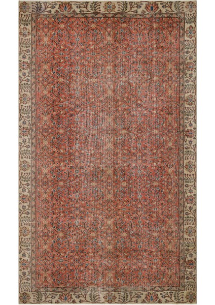 Rengarenk Eskitme El Dokuma Halı 160×275 cm 9893 – Kırmızı fırsatları