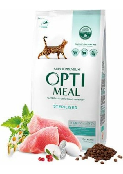 Süper Premium Hindili-Yulaflı Kısır Kedi Maması 1,5 kg