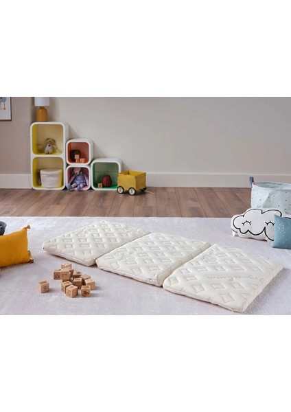 Doqu Home Organik Pamuk Katlanır Bebek Yatağı 60 x 120 cm