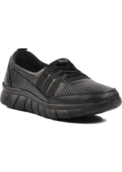 8278 Siyah Hakiki Deri Kadın Günlük Ayakkabı modelleri