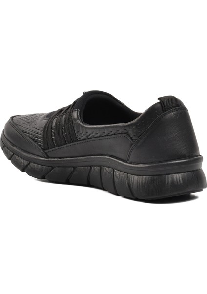 8278 Siyah Hakiki Deri Kadın Günlük Ayakkabı fırsatları