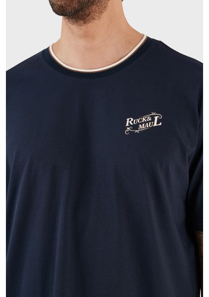 Bisiklet Yaka % 100 Pamuk Regular Fit T Shirt Erkek T Shirt RMM030007037 22020 fırsatları