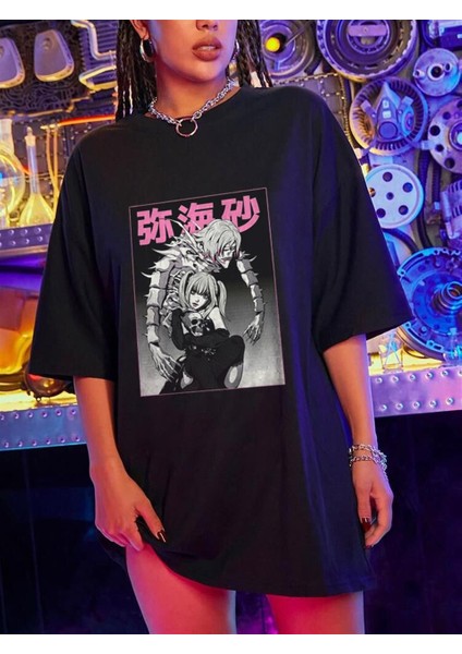 Death Note Siyah Oversize T-Shirt