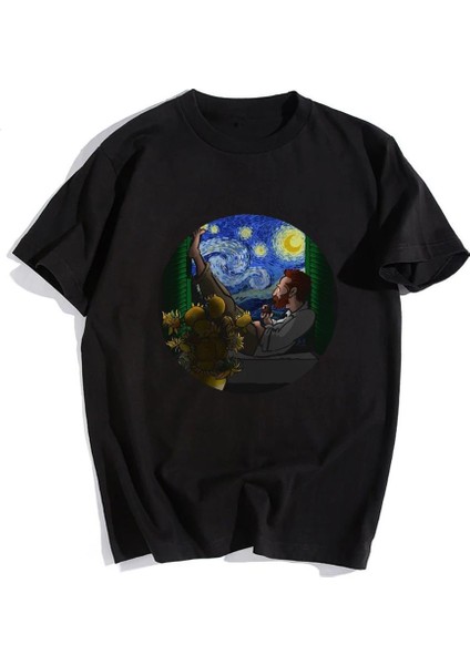 Van Gogh Siyah Oversize T-Shirt fiyatları