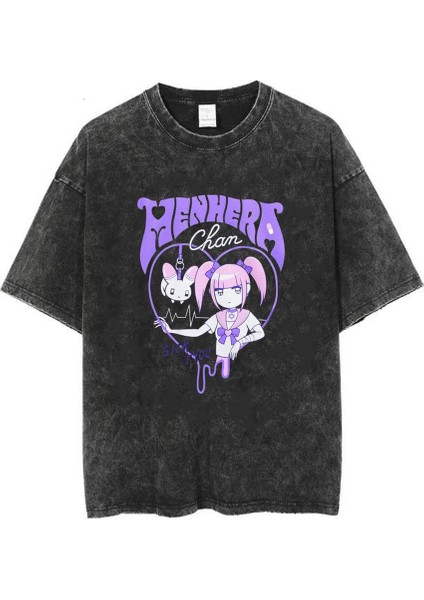 Yıkamalı Menhera Eskitme T-Shirt fiyatları