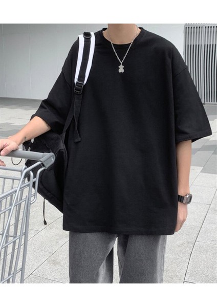 Düz Siyah Oversize T-Shirt fiyatları