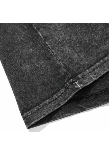 Yıkamalı Spider-Man Head Baskılı Oversize Eskitme T-Shirt fırsatları