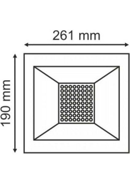 Hs 3816 100W LED Projektör