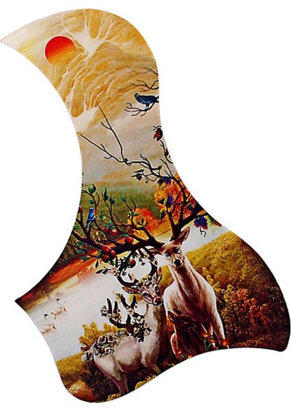 Pvc Profesyonel Gitar Pickguard Elk Desen Plakası Halk Gitar Aksesuarı (Yurt Dışından) modelleri