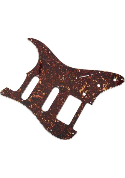 Önceden Kablolu Ssh 3-Katmanlı Scratch Plaka Pikap Plakası Gitar Stili Koyu Kahverengi Için (Yurt Dışından)