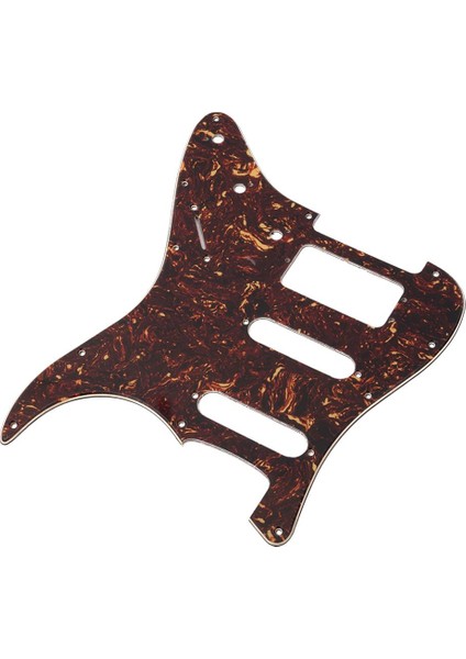 Önceden Kablolu Ssh 3-Katmanlı Scratch Plaka Pikap Plakası Gitar Stili Koyu Kahverengi Için (Yurt Dışından)