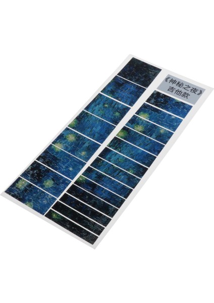 Gitar Kıvrığı Not Çıkartma Klavye Etiket Sticker Dıy Aksesuarları, Gece 22 (Yurt Dışından) fiyatları