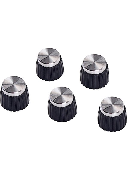 5x Siyah Gitar Amp Kontrol Düğmeleri W/ (Yurt Dışından)