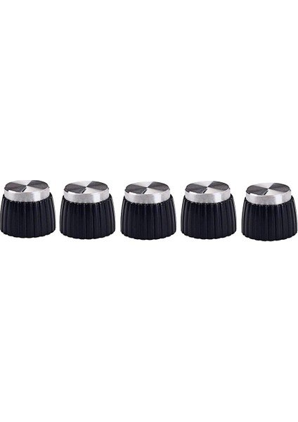 5x Siyah Gitar Amp Kontrol Düğmeleri W/ (Yurt Dışından) indirimleri
