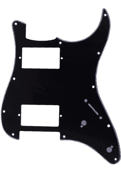 2ply Elektro Gitar Seç Koruyucu Çizik Tabak 11 Delik Dıy Aksesuar Siyah (Yurt Dışından)