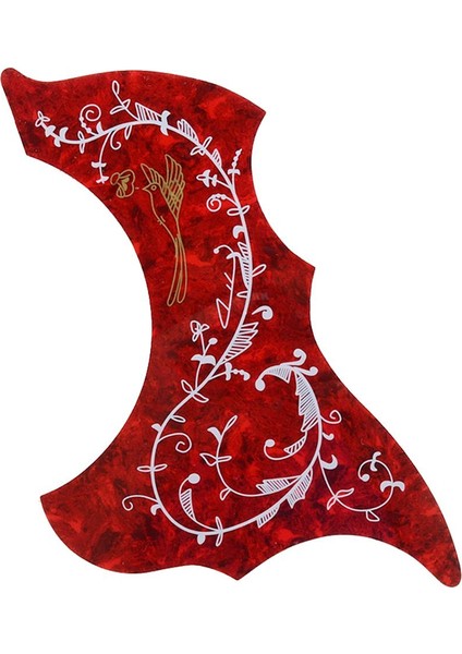 10PCS Kırmızı Anti-Çizik Akustik Gitar Pickguard Kendi Kendine Yapışkan Çizik Plakası (Yurt Dışından) fiyatları