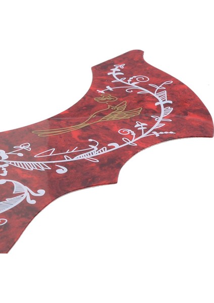 10PCS Kırmızı Anti-Çizik Akustik Gitar Pickguard Kendi Kendine Yapışkan Çizik Plakası (Yurt Dışından) fırsatları