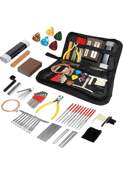 1set Profesyonel Gitar Onarım Araçları Kit Bakım Seti Gitar Aksesuarları (Yurt Dışından)