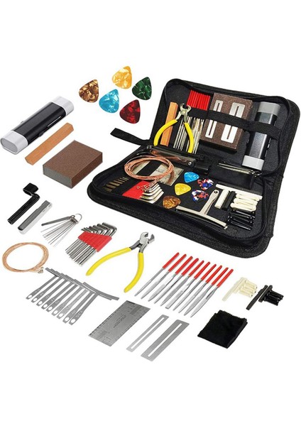 1set Profesyonel Gitar Onarım Araçları Kit Bakım Seti Gitar Aksesuarları (Yurt Dışından)