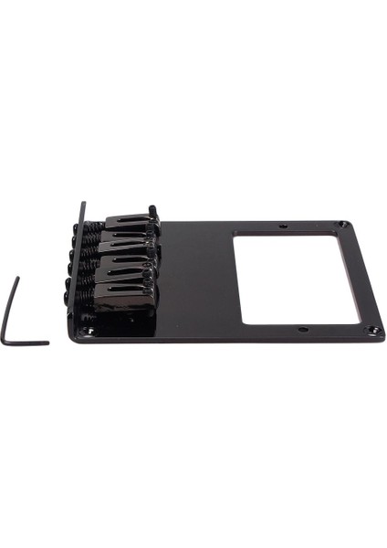 Metal Elektro Gitar Köprüsü Gitar Humbucker Siyah Için 6 Kare Eyer (Yurt Dışından)