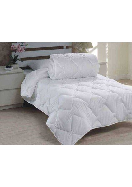 Comfort Microfiber Yorgan Beyaz Çift Kişilik 195X215