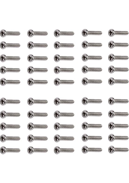 Evrensel Demir Montaj Vidaları Gitar Köprüsü Eyer Vidaları 17 x 3mm 50PCS (Yurt Dışından)