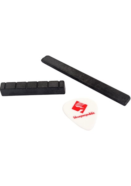 Klasik Gitar Aksesuarı Için Plastik Gitar Köprüsü Eyer Somun Yuvalı Set (Yurt Dışından)