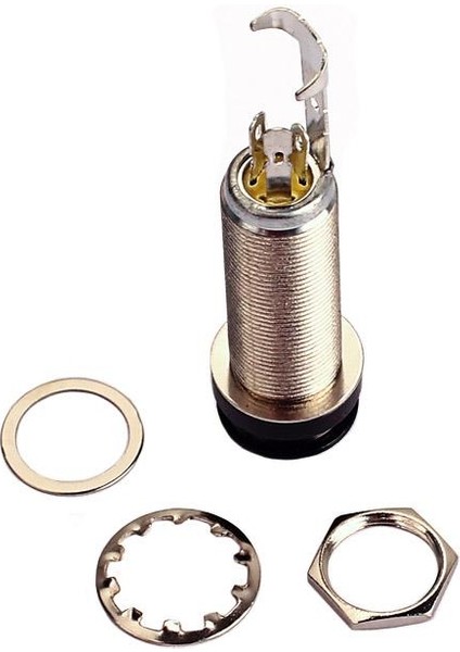 Silindir Bas Gitar Uç Pimi Çıkışı 1/4 '' Akustik Gitar Için Stereo (Yurt Dışından)