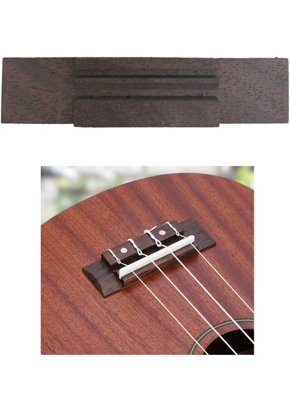 21/23/26 '' Gitar Bas Aksesuarları Için 4 Telli Gül Ağacı Ukulele Köprüsü 26INCH (Yurt Dışından) fiyatları