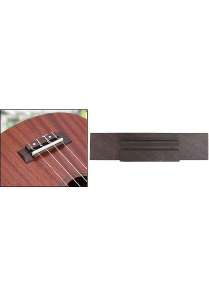 21/23/26 '' Gitar Bas Aksesuarları Için 4 Telli Gül Ağacı Ukulele Köprüsü 26INCH (Yurt Dışından) fırsatları