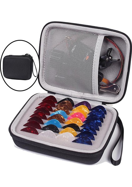 Gitar Seçicileri Tutucu Kılıf Gitar Oyuncuları Black Için Gitar Aksesuar Organizatörü (Yurt Dışından) fırsatları