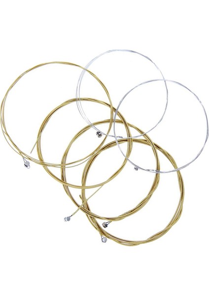 Folk Akustik Dize Çelik Dizeleri 011 - 052 6pcs / Set 34INCH (Yurt Dışından)