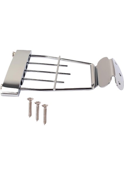 Içi Boş Yarı Içi Boş Gitar Parçaları Için Chrome 4 Dize Kuyruk Yayını Köprüsü (Yurt Dışından)