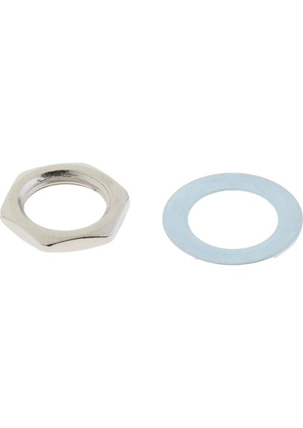 10 Set Elektro Gitar Somunları Yıkayıcılar Giriş Çıkış Somunu 9mm (Yurt Dışından)