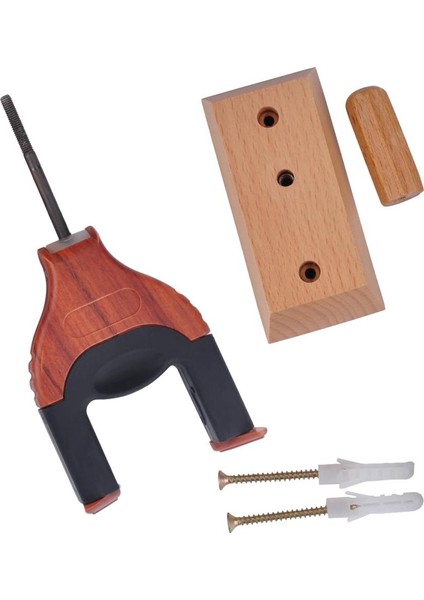 Ahşap Ukulele Montaj Askı Tutucusu Vidalar Diy Aksesuar Kırmızı (Yurt Dışından) indirimleri