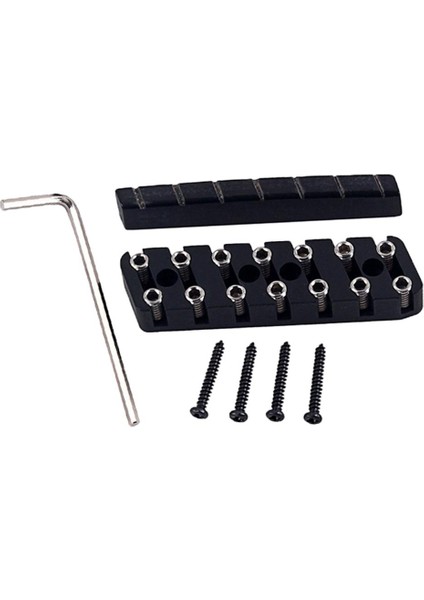 6/7/8 String Gitar Köprüsü ve Gitar Için Yuvalı Deve Kemik Somunu 7 String (Yurt Dışından) fırsatları