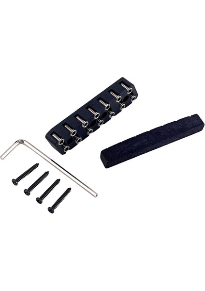 6/7/8 String Gitar Köprüsü ve Gitar Için Yuvalı Deve Kemik Somunu 7 String (Yurt Dışından) indirimleri