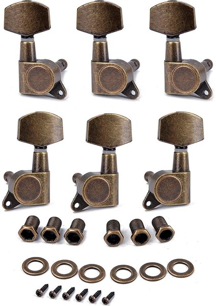 Akustik Gitar Parçaları Için 1 Set 3R3L Pegs Makine Kafaları (Yurt Dışından) indirimleri