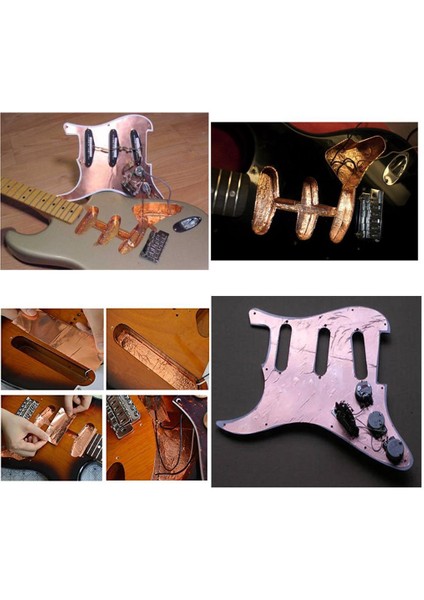 2x Gitar Bakır Folyo Bant Guitar Accs Için Tek Iletken Yapışkan Sac (Yurt Dışından)