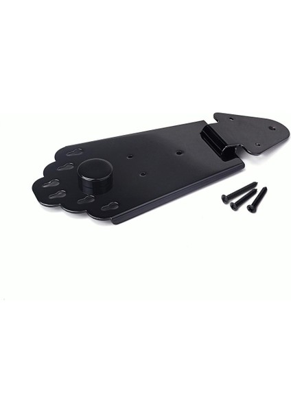 Metal Gitar Köprüsü W / M3 M2.5 Vidalar Elektro Gitar Siyah 165X72MM Için Set (Yurt Dışından)