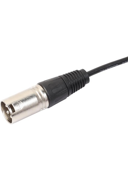 Siyah 3pin Xlr Dişi Fişe Çift Erkek Fiş Mikrofon Kablo Adaptör Aşaması (Yurt Dışından)