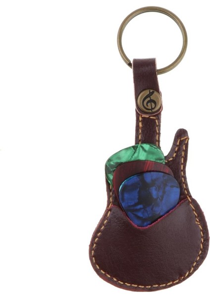 Gitar Pick Plectrum Kılıfı Çanta Anahtarlık Çanta Ukulele Gitar Parçaları (Yurt Dışından) modelleri