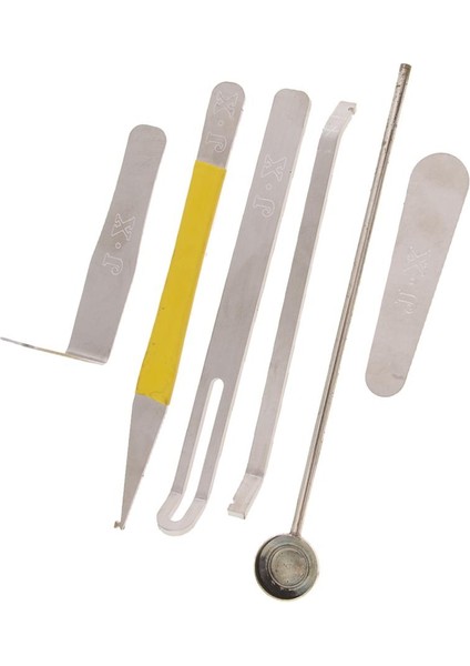 6pcs Demir Saksafon Flüt Bozozu Ahşap Sıkışa Enstrüman Tamir Araçları (Yurt Dışından)