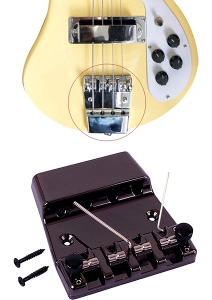 4-String Guitar Için Bas Gitar Köprüsü, Kurulumu ve Kullanımı Kolay ve Yenileme (Yurt Dışından)